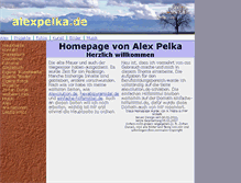 Tablet Screenshot of alexpelka.de